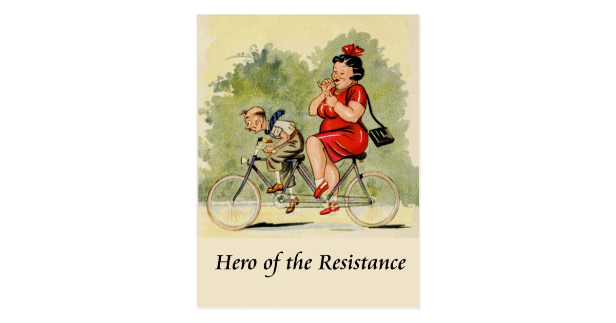 Hero of the resistance postcard | Zazzle.com
