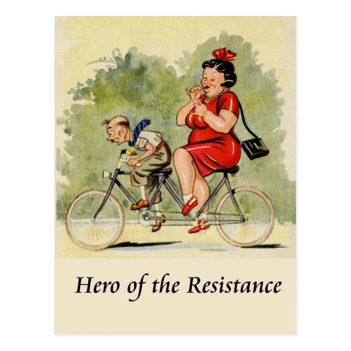 Hero of the resistance postcard | Zazzle.com
