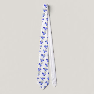 Hero Periwinkle Ribbon - Stomach Cancer Neck Tie