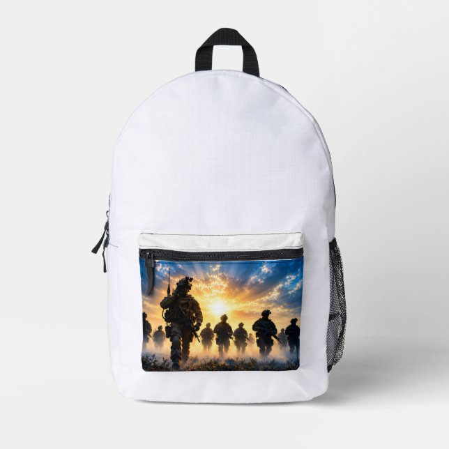 Hero Printed Backpack (Front)