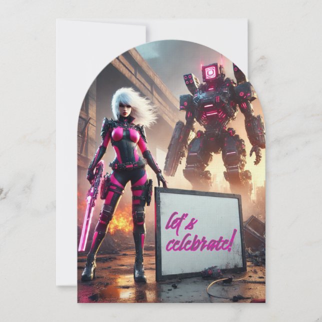 Hero robot invitation (Front)