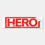 Hero Stamp Bumper Sticker