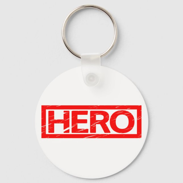 Hero Stamp Keychain (Front)