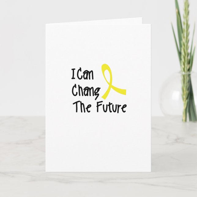 Hero Strong Childhood Cancer Awareness support Card (Front)
