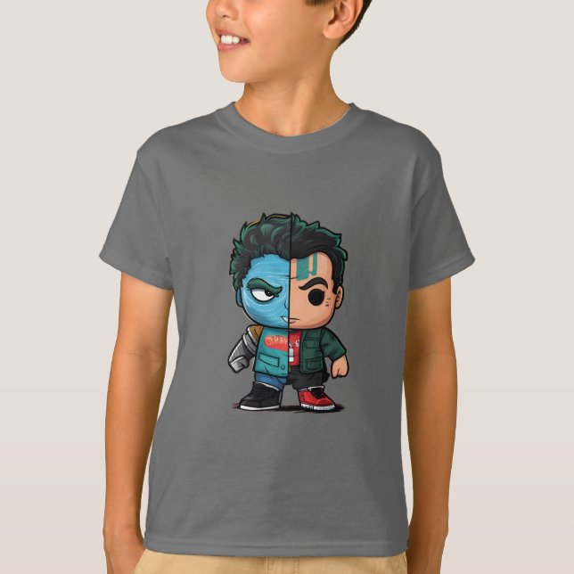 hero t shirt, anime t shirt, cartoon cool stuff T-Shirt (Front)
