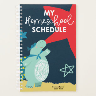 Hero-Themed Homeschool Teacher Planner (Small)