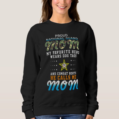 Hero Wears Dog Tags Combat Boots Proud National Gu Sweatshirt