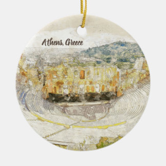 Herodion Theater Ornament | Ancient Athens Greece