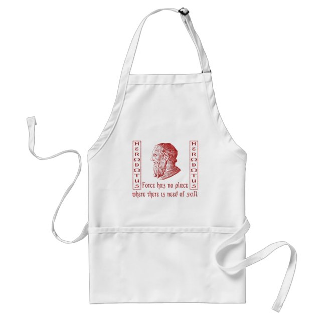 Herodotus Adult Apron (Front)