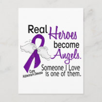 Heroes Become Angels Alzheimer's Disease Postcard