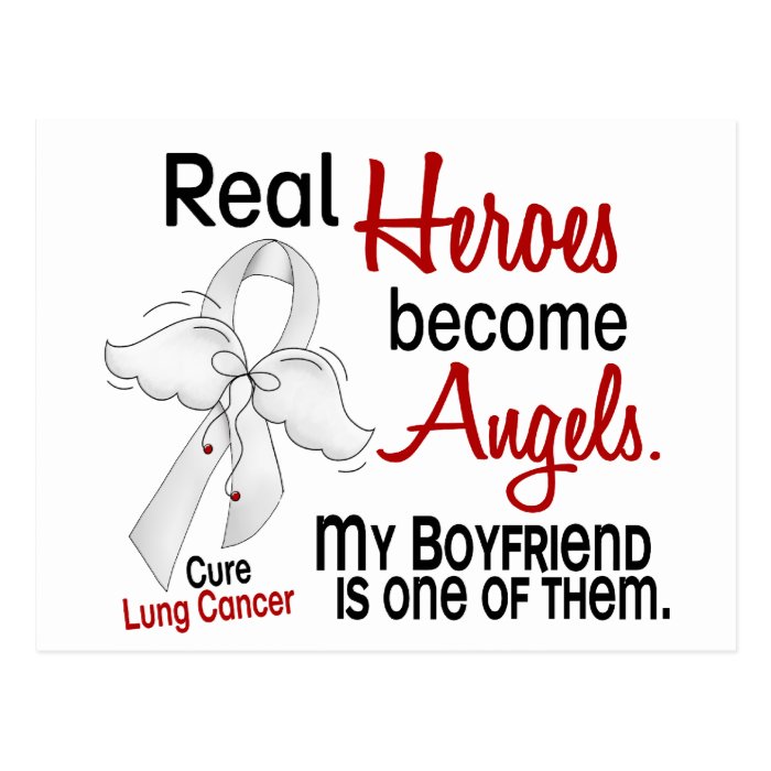 Heroes Become Angels Boyfriend Lung Cancer Post Card