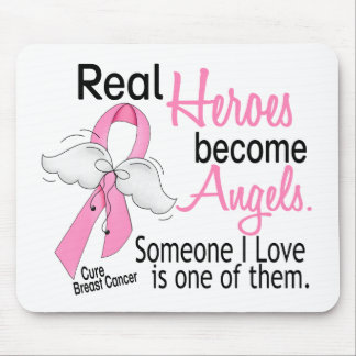 Heroes Become Angels Breast Cancer Mouse Pad
