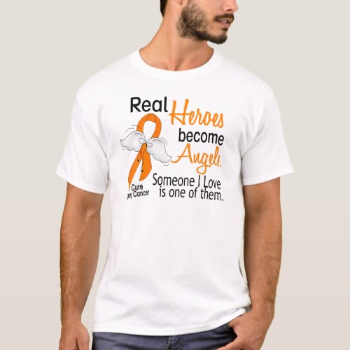 Heroes Become Angels Kidney Cancer T_Shirt