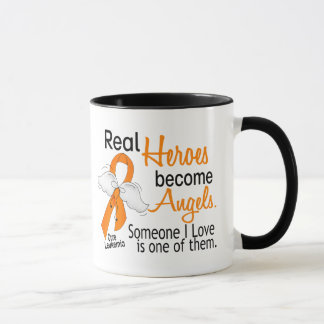 Heroes Become Angels Leukemia Mug