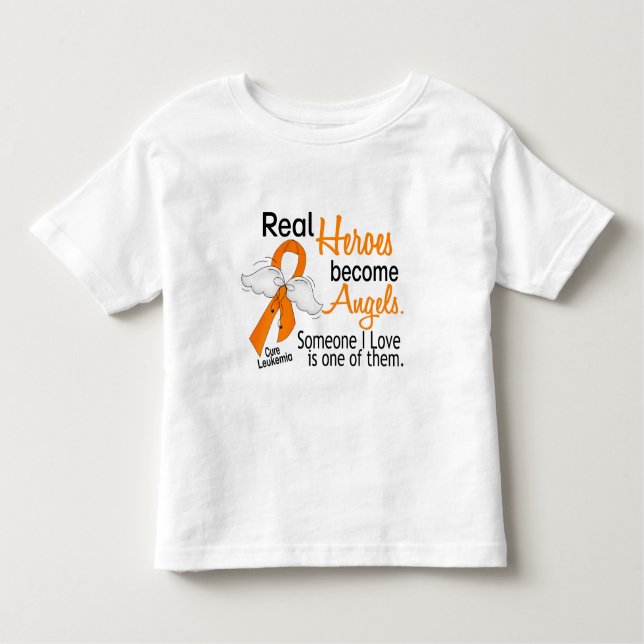 Heroes Become Angels Leukemia Toddler T-shirt (Front)
