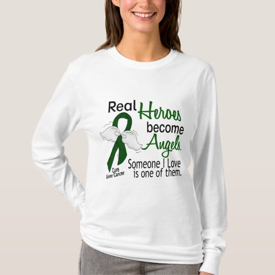 Heroes Become Angels Liver Cancer T-Shirt