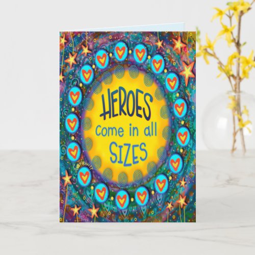 Heroes Come in all Sizes Thank You Inspirivity Card