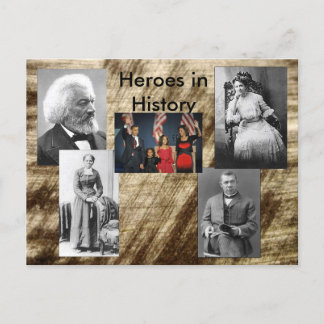 Heroes in History Collection Postcard