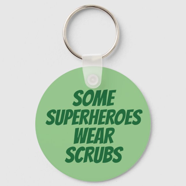 Heroes in Scrubs Keychain (Front)