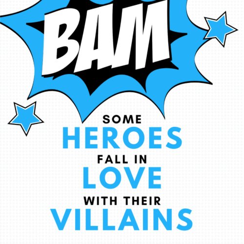 Heroes Love Villains _ BAM Sticker