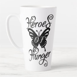 Heroes of Hunger Butterfly Large Latte Mug