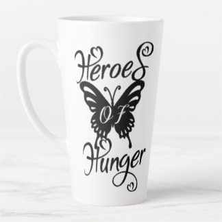 Heroes of Hunger Butterfly Large Latte Mug