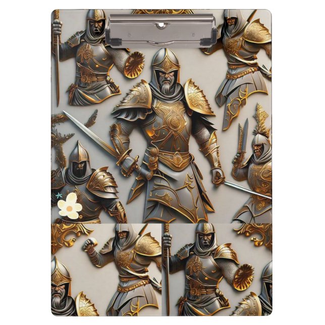 "Heroes of Old" Clipboard (Front)