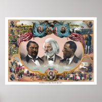 Heroes Of The Colored Race Poster