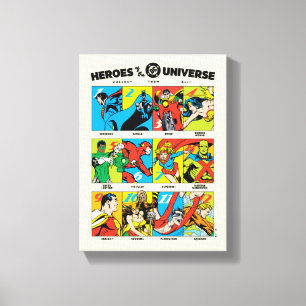Heroes of the DC™ Universe Canvas Print