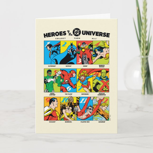 Heroes of the DC™ Universe Card (Front)
