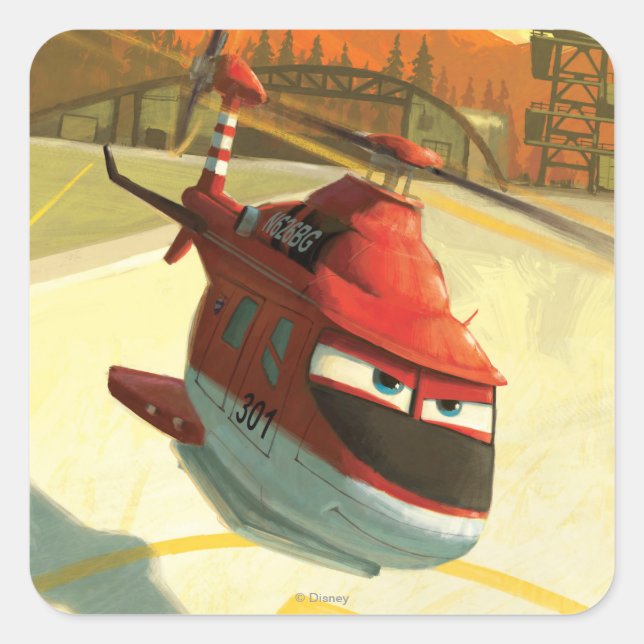 Heroes Of The Sky - Blade Ranger Square Sticker (Front)