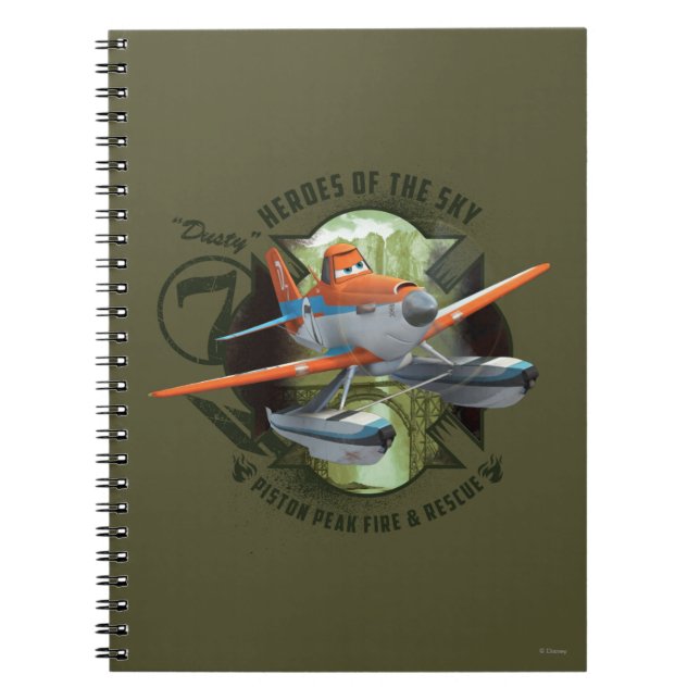 Heroes Of The Sky - Dusty Notebook (Front)