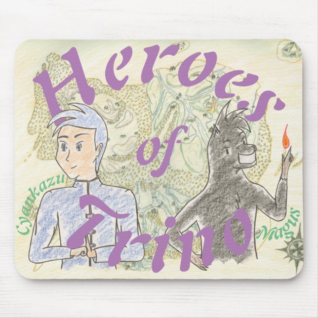 Heroes of Trino (ft. Cyankazu & Magus) Mouse Pad (Front)