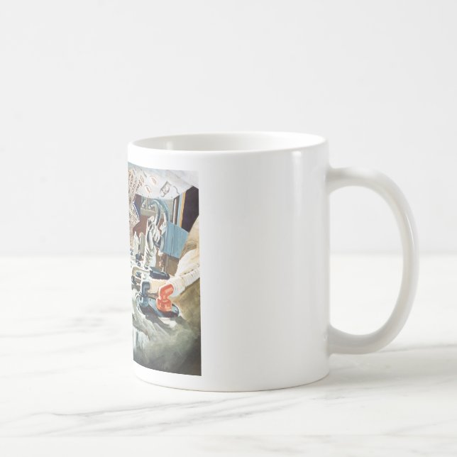Heroes on the way to the moon! coffee mug (Right)