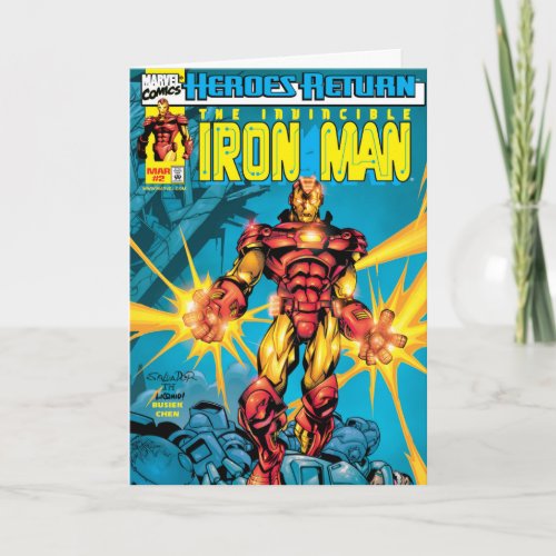 Heroes Return 2 Iron Man Comic Cover Card