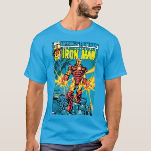 Heroes Return 2 Iron Man Comic Cover T_Shirt