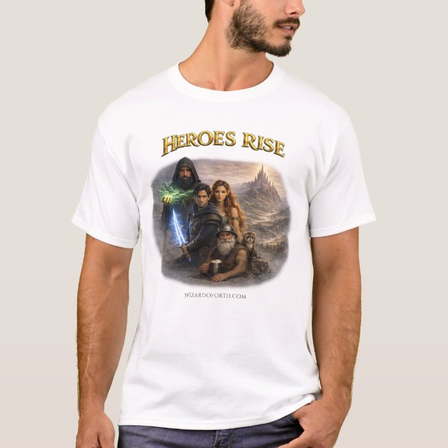 HEROES RISE T-Shirt (Front)