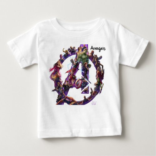Heroes United Avengers Assemble Baby T_Shirt