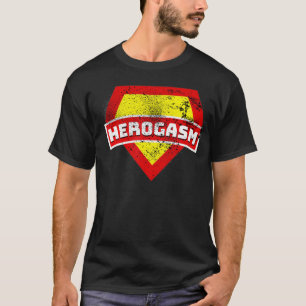 Herogasm Funny Superhero T Vintage Design T-Shirt