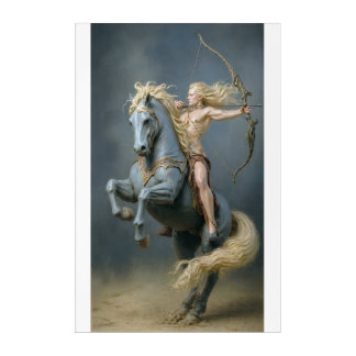 Heroic Archer on a Horse Acrylic Print