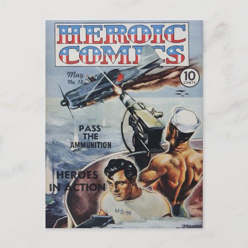 Heroic Comics Postcard