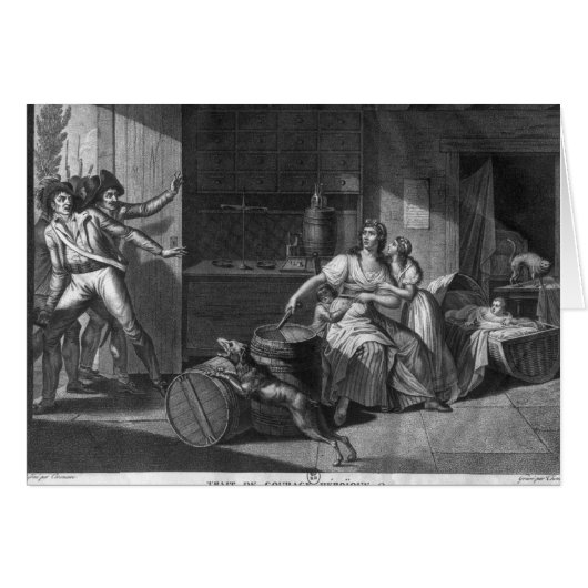 Heroic courage of a woman facing Vendean robbers (Front Horizontal)