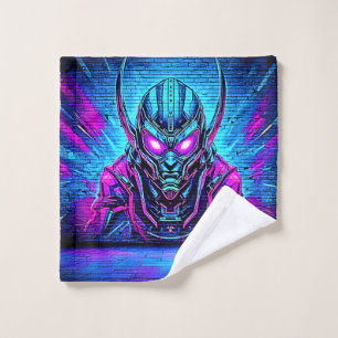 Heroic Cyberpunk Vibe Bath Towel Set