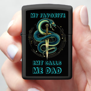 Heroic EMT Dad Lighter with Snake