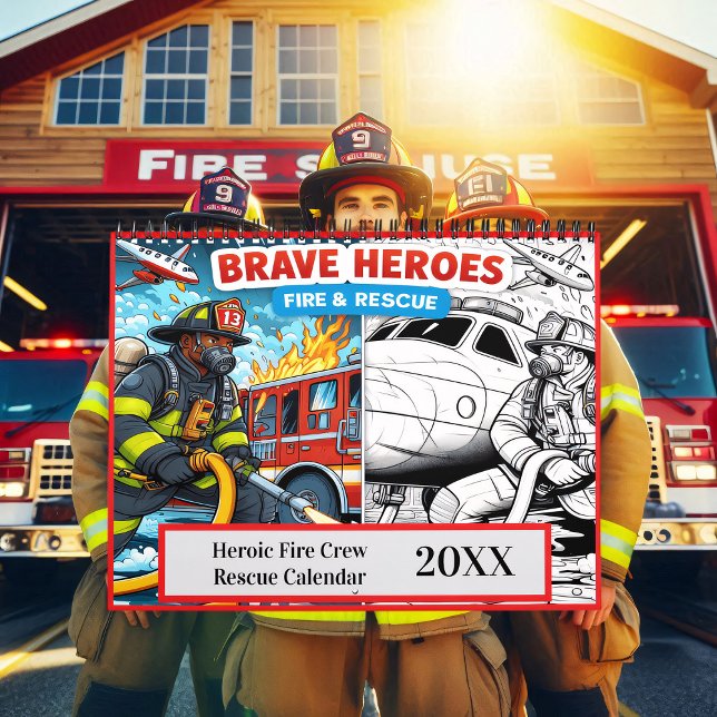 Heroic Fire Crew Rescue 2025/2026 Calendar (Creator Uploaded)