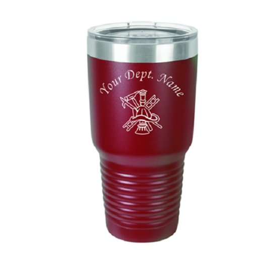 Heroic Fire Dept. 30 oz. Stainless Steel Tumbler (Front)