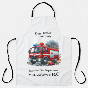 Heroic firefighter tackles city blaze apron