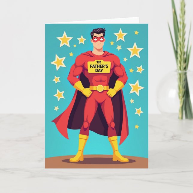 Heroic First Fathers Day Stellar Card (Front)