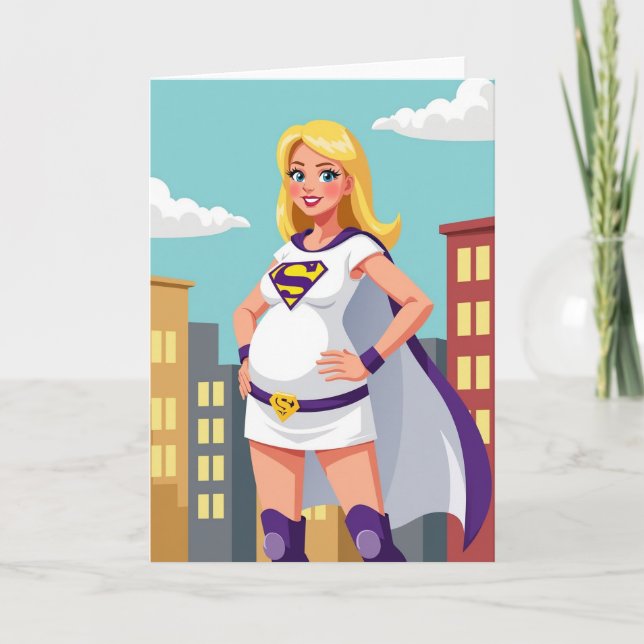 Heroic Mother To Be Art Card (Front)