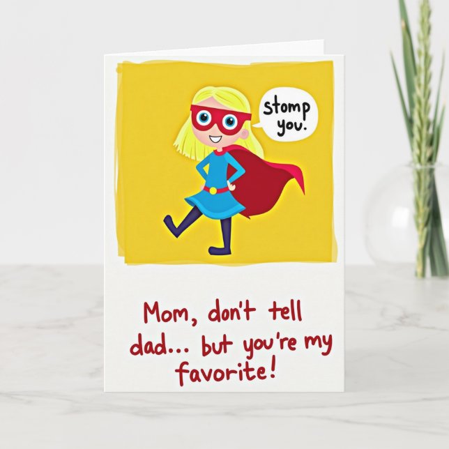 Heroic Mothers Day Art Card (Front)
